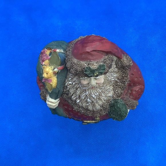 Decorative Christmas Holiday Round Santa Figurine - Picture 5 of 6